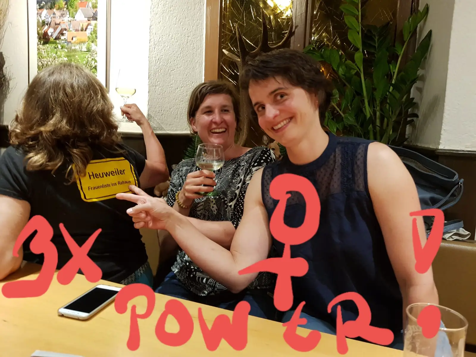 Drei Frauen der Frauenliste – 3x Power für Heuweiler.